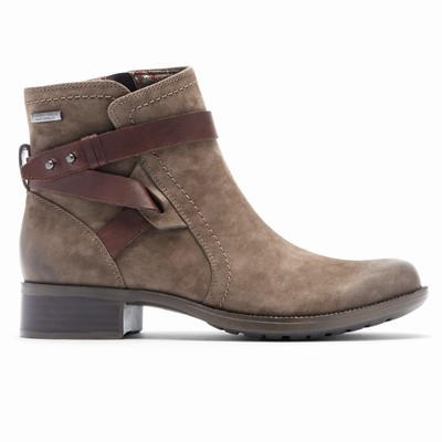 Botas Rockport Copley Waterproof Strap Mulher Marrom PT-45807